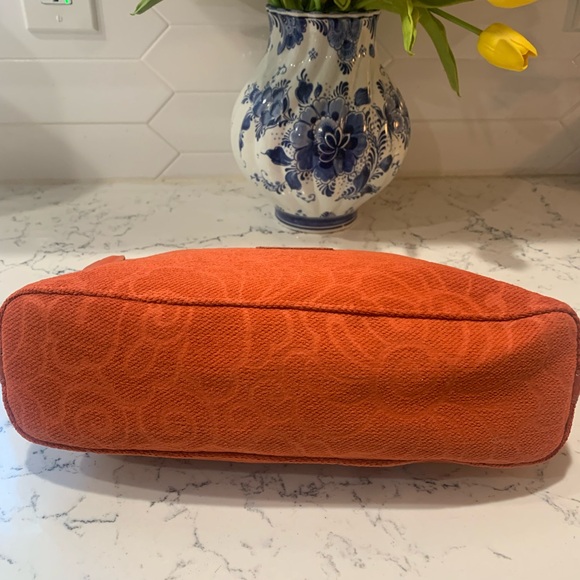 Longchamp vintage orange shoulder bag - Picture 6 of 14